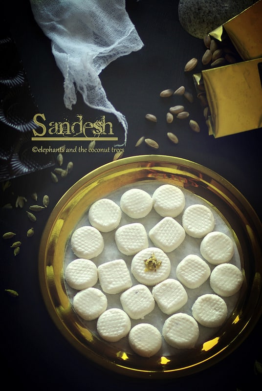 Indian cottage cheese sweet, sandesh, Bengali sweet,Indian sweets for all occasions