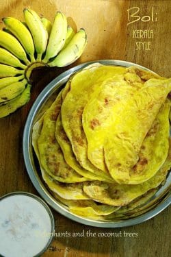 Boli Kerala Style / Puran poli / Kerala sadya recipe