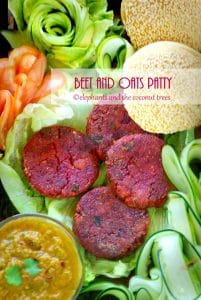 beetroot and oats burger recipe