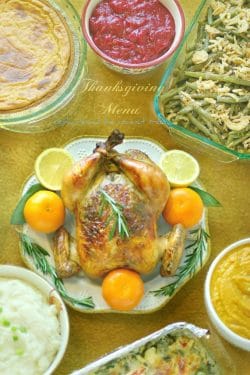 Whole Roasted Chicken with Lemon and Rosemary is one of the most flavorful chicken without too many spices