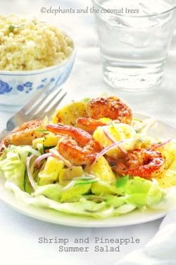 shrimp and pineapple salad
