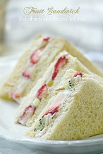 fruit sandwich Japanese sandwich