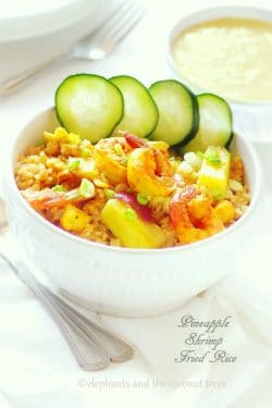 Pineapple and Shrimp Fried Rice