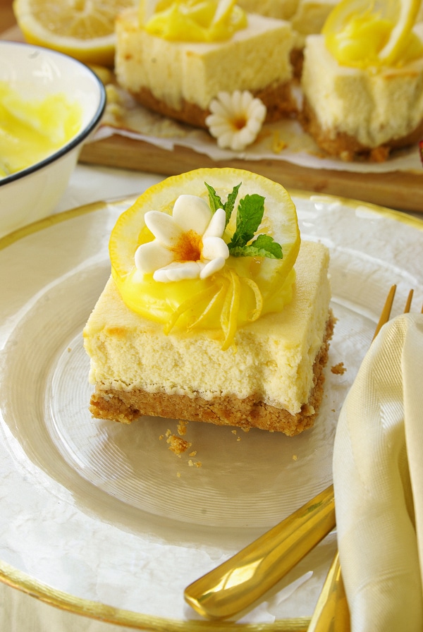 lemon cheese cake squares