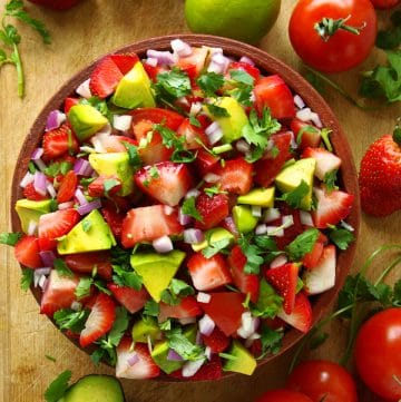 strawberry salsa side dish