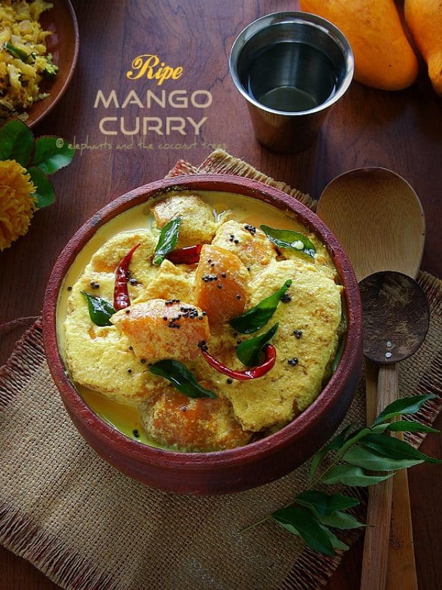 Sweet Mango curry / Mambazha puliserry