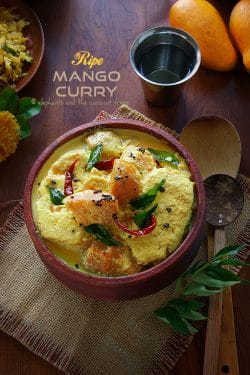 mambazha puliserry, sweet mango curry