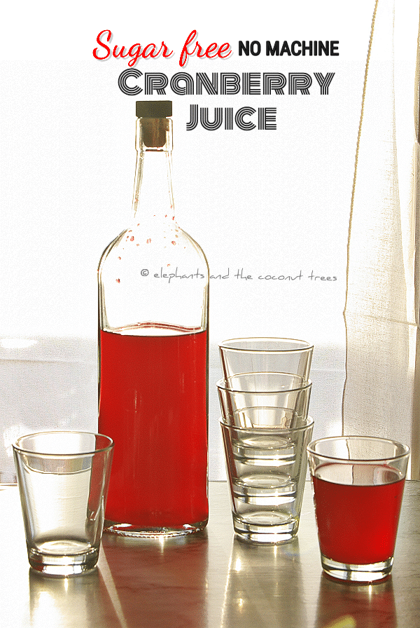 Cranberry juice, best homemade juice