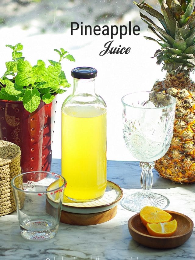 How to make pineapple juice without blender or juicer