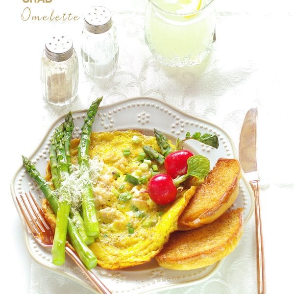 asparagus and crab omelette best recipe for special breakfast