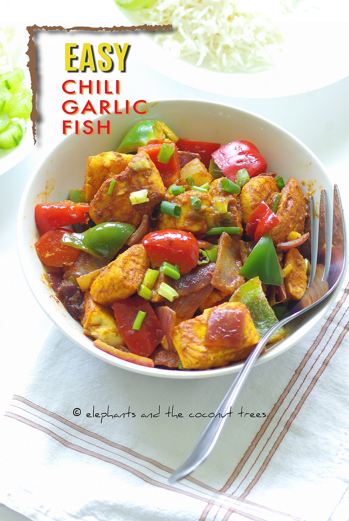 Chili garlic fish -the easy way / Fish glazed in chili garlic sauce