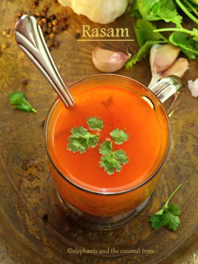 Rasam /  Low cal tomato soup